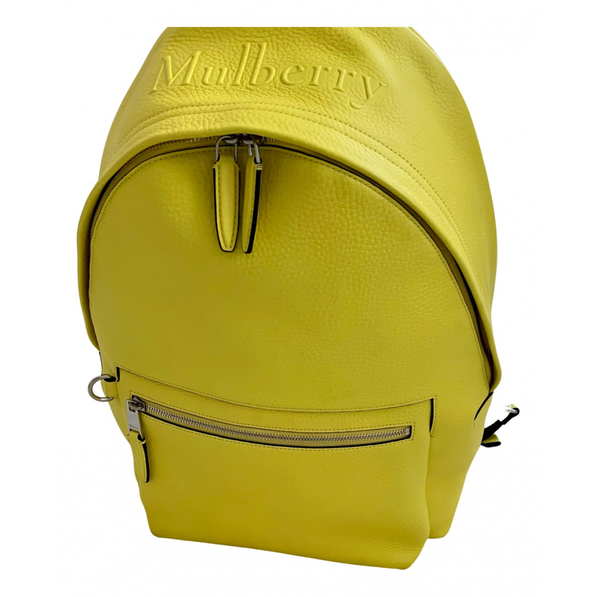 Zipped backpack leather backpack 